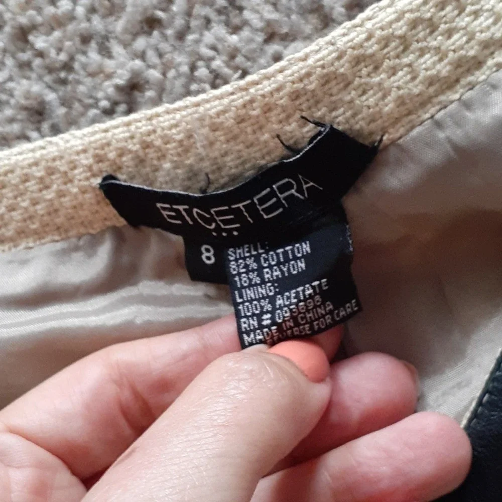 ETCETERA sz8 skirt, barely worn, $145 - Picture 5 of 5